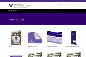 UW Posters Woocommerce Page
